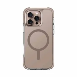 Cover Iphone 16 Pro Max Magclick Charging Lyden Ds Uniq Hybrid - Taupe Gold